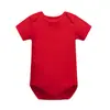 Mameluco liso de algodón puro clase A para bebé, de manga corta, enterizo delgado para recién nacidos, ropa de casa para bebé para aire acondicionado, venta al por mayor