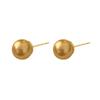 Pendientes de perla color champán de alta calidad estilo francés, diseño de nicho, pendientes de alta gama para mujer, joyería elegante nueva de 2024