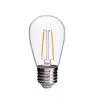 Lâmpada de Filamento LED Personalizada Base de Rosca E26E27 S14 Transparente Lâmpada Edison Economizadora de Energia 120V230V2W