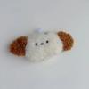 Lindo cachorro versión Q juguete conejo llavero accesorios bolsa colgante muñeca niños felpa regalo mayoreo