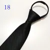 Corbata de Hombre Cremallera Novio Boda Roja 8cm Vestido Negocio Nudo Negro Libre Perezoso Fácil de Tirar Azul Corbata