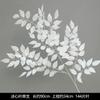 Flores Artificiales Blancas con Acabado de Alta Gama, Materiales Florales Realistas, Flores de Seda para Bodas al Aire Libre, Decoraciones de Bienvenida, Arreglos Florales, Flores Falsas, Materiales para Manualidades