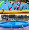 Piscina inflable grande y gruesa, piscina al aire libre, parque acuático para niños, equipo de bote para sacudir las manos, piscina para atrapar peces en el agua