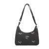 Bolso de hombro de alta gama, nuevo y elegante bolso de lona de mezclilla para mujer, bolso tote dulce y versátil con lazo, estilo casual