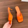 Sandalias Sexy de Tira Fina con Tacón de Aguja y Punta Cuadrada Abierta, Nuevas Sandalias de Tacón Alto de Charol para Mujer, Verano y Otoño 2026