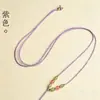 Nuevo y exquisito cordón para collar con colgante pequeño, ajustable, tejido a mano, adecuado para colgantes de jade Hetian, ágata y esmeralda, al por mayor