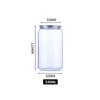Lata Botella 500ml Transparente PET Sub-Botella Tapa de Aluminio Botella de Plástico Embalaje Botella Lata de Coca Cola Botella de Bebida
