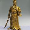 Gu Yunzhai Latão Guan Gong Guan Erye Ornamentos Latão Como Guan Erye Latão Guan Gong Wu Ye Artesanato