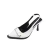 Sapatos de Salto Alto Estilo Novo 2026, Estilo Simples Francês, Salto Fino, Bico Fino, Sapatos de Salto Alto Modernos e de Alta Qualidade para Mulheres