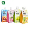 Venta Directa de Fábrica Bolsa para Empaque de Bebidas de Jugo con Boquilla de Gelatina de Succión Bolsa de Empaque Suave Grado Alimenticio Bolsa con Boquilla Bolsa para Yogur