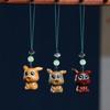 Sándalo Verde y Sándalo Rojo Varios Colgantes para Teléfono Móvil Accesorios para Llavero Joyería Sándalo Doce Constelaciones Accesorios para Armar Colgantes