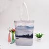 Bolsa de lona digital con protección UV para el medio ambiente, personalizada, gruesa, estilo nacional, bolso de mano de algodón, creativa, publicitaria, de lona, con logo personalizado