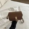 Bolso Cruzado de Hombro Único con Hebilla Estilo Coreano Transfronterizo para Mujer 2026 Otoño PU Nuevo Simple Tendencia Temperamento