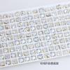 Dongzhou Crystal Pequeno Amor Apontado Diamante Jóias Acessórios Cor Revestido Prego Broca Adesivo de Unhas Broca Fábrica Atacado