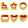 Molde de acero inoxidable para cortar sándwiches, pan de sándwich, molde de dinosaurio, molde de galletas con forma de corazón de dibujos animados, molde para cortar tostadas y frutas