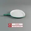 A8 Melamina Patrón de Tela Simple Verde Vajilla Plato para Fondue Plato de Res y Cordero Plato para Barbacoa Plato para Plato de Fondue Plato de Rollo de Res Graso