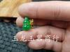 Colgante Colgante de jade turquesa colgante de cuarzo verde roca jade gota de agua colgante hebilla colgante de mariposa