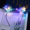 Tiara de cabelo luminosa adorno de cabeça pelo de raposa orelhas de gato tiara Barraca de Festival da Primavera barraca de feira noturna produtos pequenos brinquedos atacado