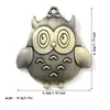 Llavero Colgante Retro de Aleación Totoro Búho Accesorios para Joyería DIY Accesorios de Colgante de Collar de Dibujos Animados Anime