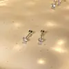 Brincos franceses de metal em forma de gota 14K, não precisa tirar para dormir, tendência do Instagram, brincos simples de alta qualidade, estilo frio feminino, personalidade