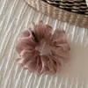 Goma para el pelo de malla de color liso estilo coreano con un toque de alta gama, Diadema elástica para mujer, Accesorio para el pelo de alta elasticidad