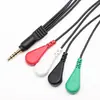 Conector de áudio macho de 3,5 mm de 4 polos com revestimento PARA conector fêmea de fivela de eletrodo de 4,0 mm um para três quatro