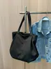 Bolso Grande de Lona Color Sólido Bolso de Hombro Plegado Gran Capacidad Bolso Tote para Clase y Viajes Venta Directa de Explosiones