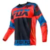 Traje de Descenso Cabeza de Zorro Bicicleta de Montaña Ciclismo Verano Secado Rápido Transpirable Camiseta de Manga Larga Camisa de Motocross Off-Road