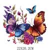 Estilo Chino Retro Hermosas Flores Estampado Floral Camiseta Bolsa Transferencia Térmica Impresión por Transferencia Térmica Lavable Offset Impresión por Transferencia al por Mayor