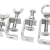 Abrazadera de Tigre de Acero Inoxidable 304 Abrazadera en Forma de U Abrazadera para Carpintería en Forma de C Anillo de Acero Galvanizado con Giro Manual Sujetador de Tubo de Acero