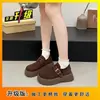 Sapatos Birkenstock Slip-On de Solado Grosso para Aumento de Altura e Cobertura Total para Mulheres, Novos Populares Retrô da Primavera e Outono de 2026 Birkenstock Flats