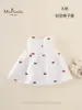 Nova Roupa de Inverno Infantil, Saia Classe A para Bebês e Crianças Pequenas, Doce e Amiga da Pele, Confortável, Macia, Quente e Vestido com Forro de Fleece para Meninas