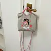 Bolsa Bordada Ecológica Versátil 2026 Nuevo Estilo Moderna de Hombro Único Bolsa de Compras Bolso de Mano de Gran Capacidad Versátil para Viajes Cruzados