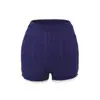 Shorts Twist Knit com Renda, Estilo Outono Novo, Cintura Alta, Slim Fit, Hot Pants que Moldam o Corpo para Meninas Modernas
