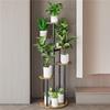 Estante de flores multicapa transfronterizo, de pie, con rosas verdes, para decoración de interiores, para sala de estar, balcón, de hierro, para macetas de bonsái