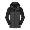 Chaqueta de Plumas Tres en Uno para Hombres y Mujeres, Combinación de Colores, Chaqueta Impermeable, Cortavientos y Cálida Desmontable, Chaqueta para Grupo