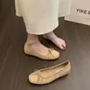 Bailarinas Nuevas Primavera y Otoño 2026 con Lazo Estilo Francés Ante Rojo Tacón Oculto 3cm Planos