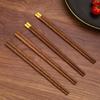 Estilo chinês cúpula caractere fu asas de frango pauzinhos de madeira utensílios de mesa domésticos criativos 21cm pauzinhos de madeira maciça estilo moda nacional sem tinta sem cera
