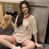Novos Pijamas para Mulheres 2025, Shorts de Manga Curta de Verão Que Podem Ser Usados Fora de Casa, Conjunto Fofo de Desenho Animado Estilo Princesa Doce para Casa