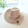 Chapéu Masculino de Praia Ocidental para Exterior Chapéu de Cowboy de Verão para Montanhismo Chapéu de Palha Chapéu de Sol Chapéu de Sol para Beira-Mar
