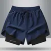 Shorts de Corrida Masculino Verão Maratona Atletismo Forro Especial Seda de Gelo Fitness Três Pontos Secagem Rápida Calças Esportivas para Crianças