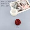 Molde de Flor Rosa Tridimensional Tipo Flor Cubo de Gelo Bebida Fria Doméstico Fazer Gelo Silicone de Grau Alimentício Vela de Aromaterapia Ferramenta Abrasiva Artesanal