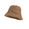 Chapéu de Pescador Retro Japonês Chapéu Plissado de Veludo Cotelê para Mulheres com Grande Circunferência da Cabeça, Chapéu Balde Emagrecedor, Chapéu Cloche Versátil da Moda
