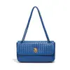Bolso de Noche Nuevo de Alta Calidad para Mujer, Bolso de Hombro Versátil con Solapa de Moda Transfronteriza, Bolso de Cadena, Bolso Cruzado de Estilo Simple
