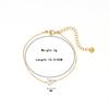 Pulsera de moda nueva estilo coreano para combinar con todo estilo ins para el día a día sencilla fresca pulsera para mujer en stock venta al por mayor