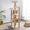Post de Rascado para Gatos de MDF Douyin Xiaohongshu, Rascador para Gatos de Sisal Transfronterizo, Cama para Gatos con Descuento, Estructura de Escalada Grande para Gatos