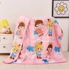 Colcha de Verão para Jardim de Infância Conjunto de Três Peças Lavada de Verão Desenho Animado Infantil Colcha de Verão Colcha de Verão Colcha de Sesta para Bebê de Verão Colcha com Ar Condicionado Colcha Fresca de Verão