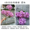 Fabricante de Hortênsia Artificial Branca Exportação Hortênsia Impressa 3D de 4 Cabeças Salão de Casamento Decoração Suave para Casa Flor Artificial Atacado