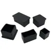Mangueira de borracha PVC borracha macia capa para tubo quadrado plugue para tubo de aço mesa cadeira banqueta base antiderrapante capa para pé manga protetora resistente ao desgaste