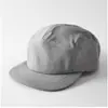 Gorra de Béisbol de Cinco Paneles de Secado Rápido, Color Sólido, Parte Superior Suave, Visera Plana, Unisex, para Correr al Aire Libre, Deportes, Montañismo, Transpirable, Protector Solar
